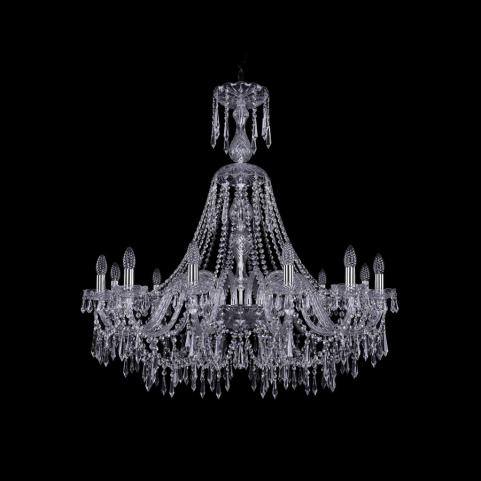 Bohemia Ivele Crystal Люстра Bohemia 1403/12/360/XL-100 Ni