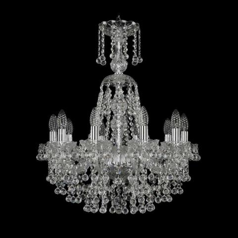 Bohemia Ivele Crystal Люстра Bohemia 1409/10/195/XL-67 Ni