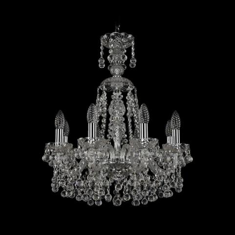 Bohemia Ivele Crystal Люстра Bohemia 1409/8/160/XL-60 Ni