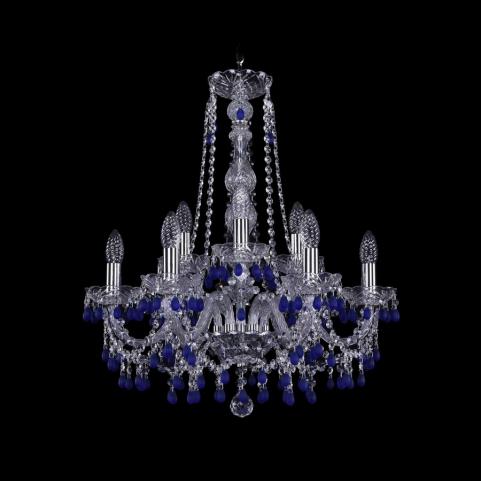 Bohemia Ivele Crystal Люстра Bohemia 1410/6+3/195/h-63 Ni V3001