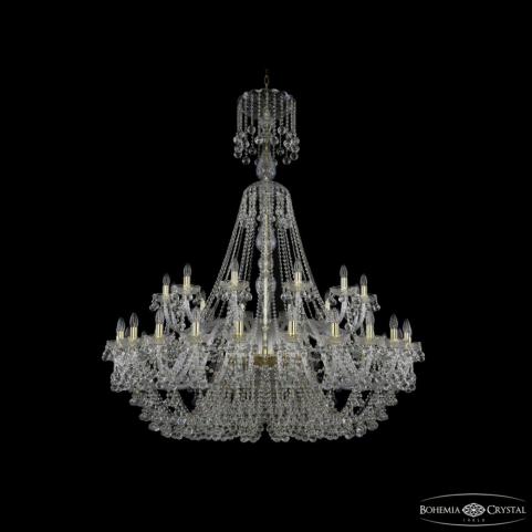 Люстра Bohemia Ivele Crystal  1409/24+12/530/XL-170 G