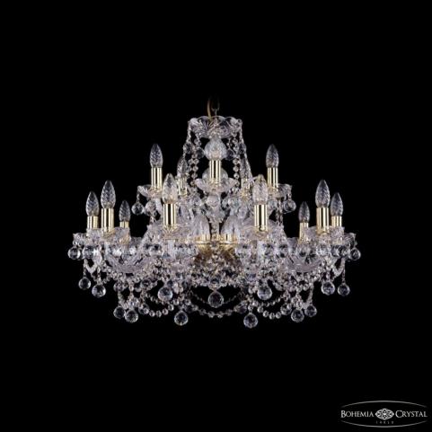 Люстра Bohemia Ivele Crystal  1411/10+5/240 G Balls