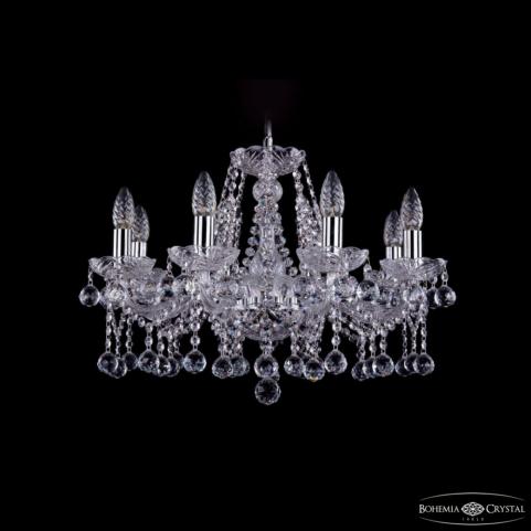 Люстра Bohemia Ivele Crystal  1413/8/200 Ni Balls
