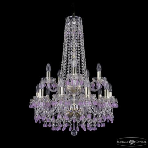 Люстра Bohemia Ivele Crystal  1410/10+5/195/h-82/2d G V7010