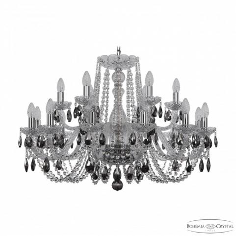 Люстра Bohemia Ivele Crystal  1402/12+6/300 Ni K731
