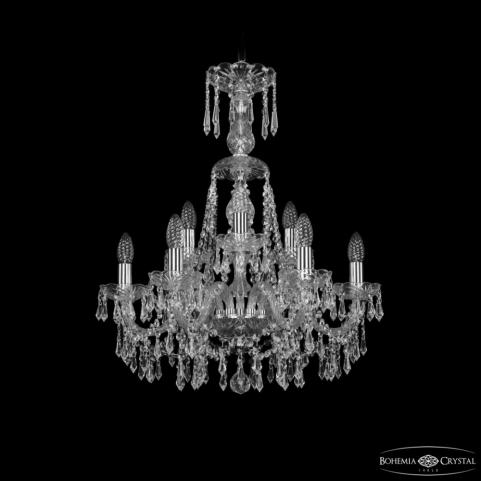 Люстра Bohemia Ivele Crystal 1403/6+3/195/XL-65 Ni