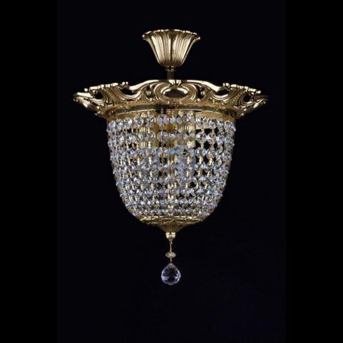 Люстра Art Glass ARTEMIS I. BRASS ANTIQUE CE