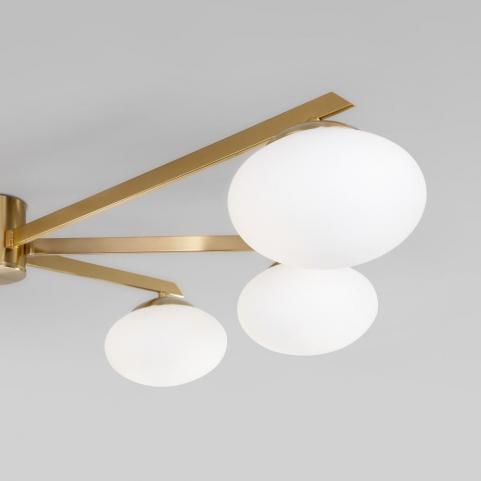 Люстра Eurosvet Opaline 70220/6 латунь