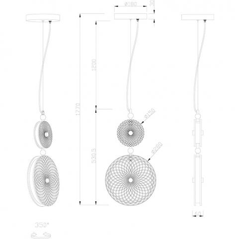 Подвесной светильник Stilfort Sportu 4012/02/02PL