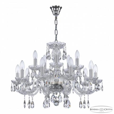 Люстра Bohemia Ivele Crystal 117/10+5/240 Ni