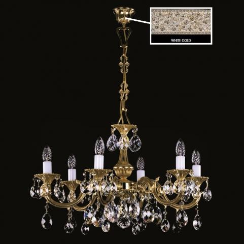 Люстра Art Glass ALICE VI. WHITE GOLD CE