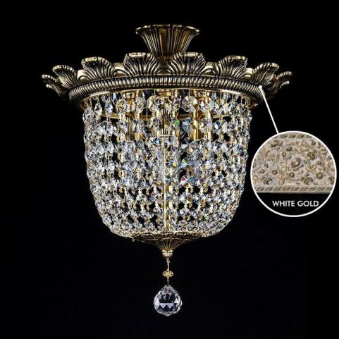 Люстра Art Glass ARTEMIS I. WHITE GOLD CE
