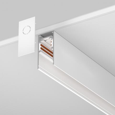 Шинопровод Maytoni Exility TRX034-412W, магнитный накладной/подвесной, белый 2м