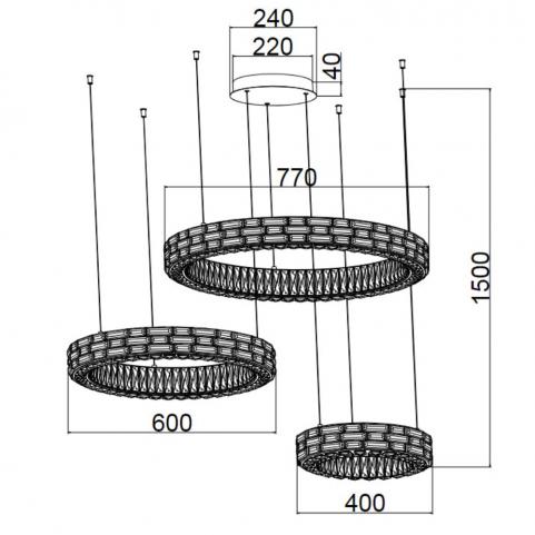 Подвесной светильник Stilfort Gabbana 4014/09/03P