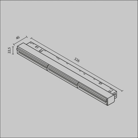 Трековый светильник Maytoni Technical Exility 4000K  Parete TR106-2-18W4K-B