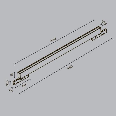 Трековый светильник Maytoni Technical Levity 4000К Basis TR192-1-12W4K-B