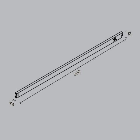 Трековый светильник Maytoni Technical Levity 3000К Basis TR190-1-5W3K-B