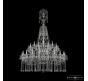 Люстра Bohemia Ivele Crystal  1413/20+10+5/400/XL-164/2d Ni