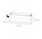 Магнитный трековый светильник Arte Lamp Linea 4000К A4669PL-1BK