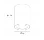 Накладной светильник Arte Lamp Tino  A1468PL-1WH