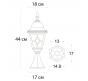 Уличный фонарь Arte Lamp Madrid A1541FN-1BN