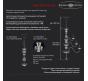 Люстра Bohemia Ivele Crystal  1402/12+6/300 Ni K731
