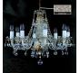 Люстра Art Glass MAGDA VIII. FULL CUT NICKEL CE
