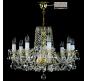 Люстра Art Glass TATANA VIII. WHITE NICKEL CE