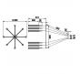 Подвесной светильник Newport Diva 4524+4/S chrome
