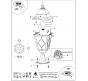 Уличный фонарь Arte Lamp Madrid A1541FN-1BN