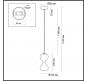 Подвесной светильник Odeon Light Glessi 5094/4L