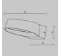Настенный уличный светильник Maytoni Share O443WL-L12GF3K