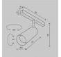 Трековый светильник Maytoni Technical Exility 4000K  Focus LED TR032-2-12W4K-M-BBS