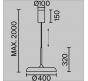 Подвесной светильник Maytoni Gerhard MOD189PL-L39W3K